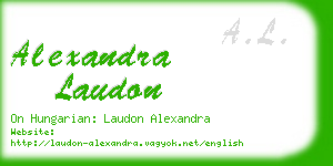 alexandra laudon business card
